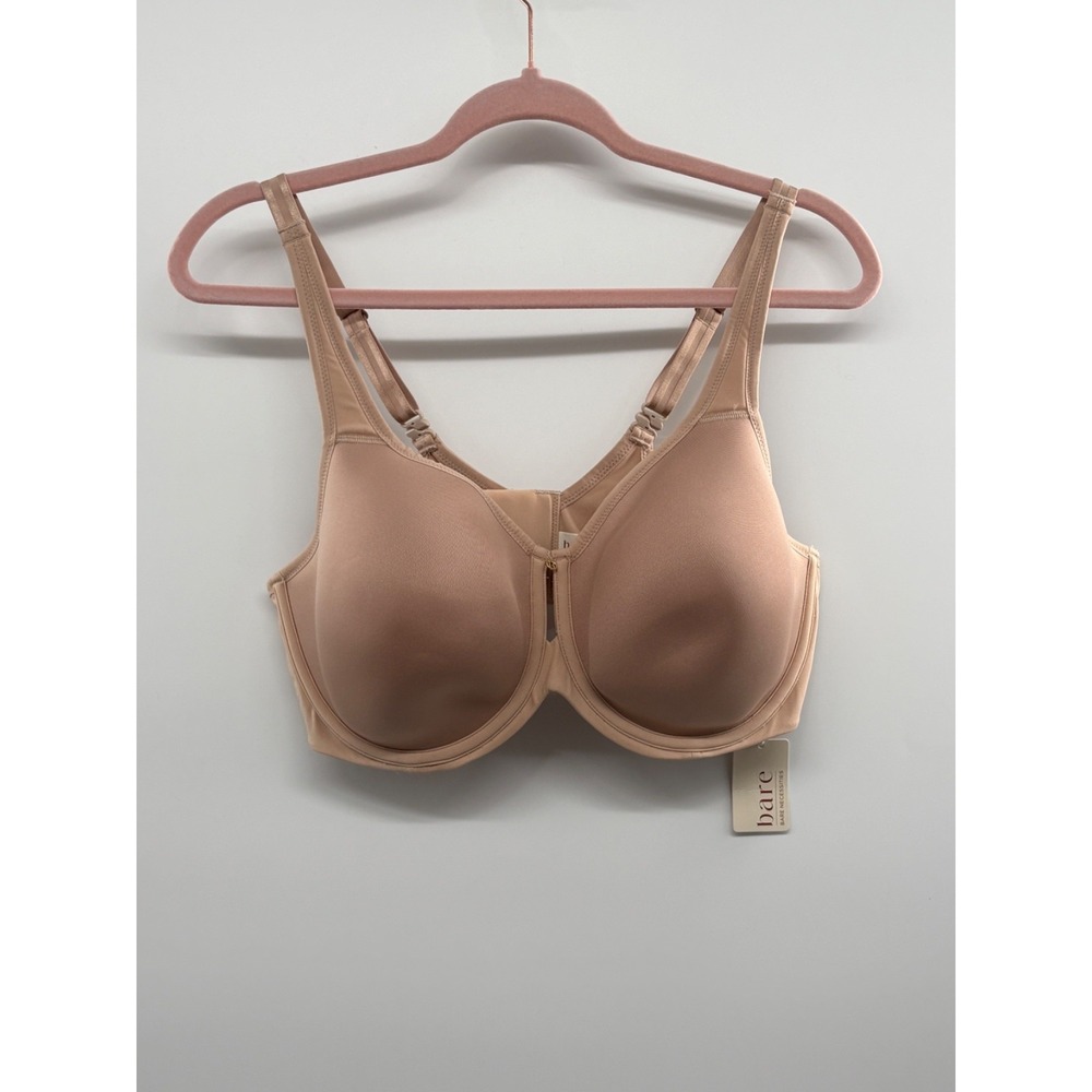 NWT Bare Necessities Spacer T-Shirt Bra Women's‎ 40 DD Beige Adjustable Strap
